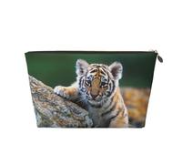 Tigre Mignon, Trousse de Maquillage Trousse à cosmétiques Trousse de Toilette de Voyage Portable Pochette de Toilette