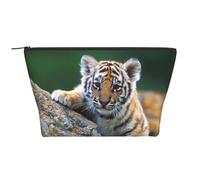 Tigre Mignon, Trousse de Toilette Trousse de Maquillage Sac à cosmétiques Trousse de Toilette de Voyage Portable