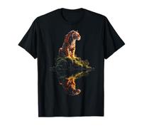 Tigre Nature Forêt Faune Animal Motif Illustration Tigre T-Shirt