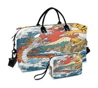 Tigre Orange Combats FéRoce Sac de Sport de Natation avec Sac de Rangement Maquillagede pour Voyage Femmes Filles