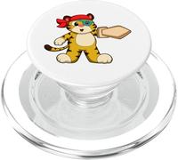 Tigre Pirate Épée PopSockets PopGrip pour MagSafe
