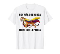 Tigre Presidente Colombia Eleccion Abelardo Drapeau colombien T-Shirt