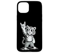 Tigre Punk Rock Rocker Heavy Metal Coque pour iPhone 15 Plus