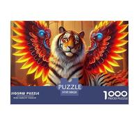 Tigre Puzzle 1000 Pièces Art Collection bête Puzzle Difficile Impossible pour Adultes Adultes Et Enfants Dès 14 Ans38x26cm/1000pcs