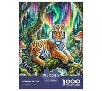 Tigre Puzzle 1000 Pieces Cadeau Unique Jeu Éduchatif Défi Jouet À De Qualité Supérieure Peinture Art pour Adultes Et Enfants À Partir De 12 Ans 70x50cm/1000pcs