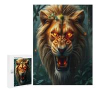 Tigre Puzzle 500 Pièces Art Moderne 3D Edificio du Paysage Jeu D'Intelligence Éducatif pour Famille Relaxation Assemblage Amusant Cadeau De Fête 500 PCS