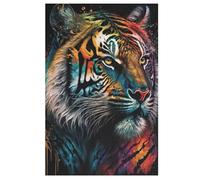 Tigre Puzzle De 1000 Pièces pour Adultes, Adolescents Et Enfants Puzzles, Décompression Intellectuelle, Jeu Familial Amusant （78×53cm）