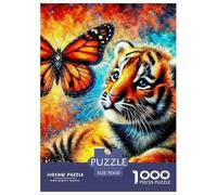 Tigre Puzzle De 1000 Pièces pour Adultes Art Collection bête Puzzle De Qualité Supérieure Enfants Dès 14 Ans70x50cm/1000pcs