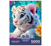 Tigre Puzzle De 1000 Pièces pour Adultes Art Collection bête Puzzle Difficile Impossible pour Adultes Enfants Dès 14 Ans70x50cm/1000pcs