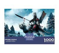 Tigre Puzzle De 1000 Pièces pour Adultes Et Enfants Dès 14 Ans Jeu Cadeau Unique Faune Sauvage De Qualité Supérieure - Activité Familiale Parfaite 38x26cm/1000pcs
