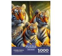 Tigre Puzzle pour Adultes Classiques Roi des bêtes Jeu Éducatif Défi Jouets De Décoration Familiale Jeux De Puzzle pour Toute La Famille 70x50cm/1000pcs