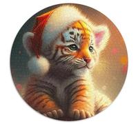 Tigre Puzzle pour Adultes De Qualité Supérieure Roi des bêtes Cadeau Jouet Coloré De Décoration Familiale Jeux De Puzzle pour Toute La Famille 1000pcs (67.5x67.5cm)