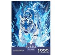 Tigre Puzzles 1000 Pièces Cadeau Unique Jeu Éduchatif Défi Jouet À De Qualité Supérieure Peinture Art pour Adultes Et Enfants À Partir De 12 Ans 38x26cm/1000pcs
