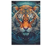 Tigre Puzzles Adulte 1000 Pieces Cadeau Famille Puzzle Classique 3D EnfantsJouet en Bois Cadeau Unique （78×53cm）
