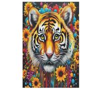 Tigre Puzzles Adulte 1000 Pieces Cadeau Famille Puzzle Classique 3D EnfFourmisJouet en Bois Cadeau Unique 78×53cm