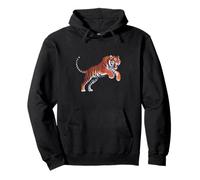 Tigre Rugissant féroce Predator Wildlife Art Sweat à Capuche