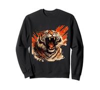 Tigre Rugissant Untamed Power Art Sweatshirt