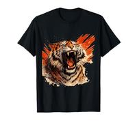 Tigre Rugissant Untamed Power Art T-Shirt