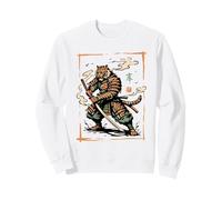 Tigre Samouraï Lame Guerrier Art Japonais Tigre Ronin Sumi-e Sweatshirt