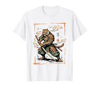 Tigre Samouraï Lame Guerrier Art Japonais Tigre Ronin Sumi-e T-Shirt