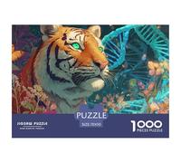 Tigre Tigre Puzzle 1000 Pièces pour 18 Ans Et Plus - Idée Cadeau Adulte, Décoration Intérieure 70x50cm/1000pcs