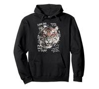 Tigre Yeux Rouges en colère Style Urbain Vibes Sweat à Capuche