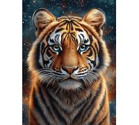 Tigreau dans une lueur magique 300 Pieces Casse-tête Débutant En Carton Haute Qualité Faune sauvage et animaux de compagnie Facile Anti-Stress Passe-Temps Loisir Créatif Idée Cadeau Saint Valentin Pre