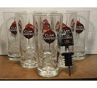 TIGREBOCK 6 Verres Clan Campbell 17 vase+1 PISSETTE