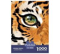 TigrePuzzle 1000 Pièces Animaux Contes Magiques, Adultes/Enfants, Illustration Originale, Art Mural, Cadeau Unique 38x26cm/1000pcs