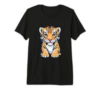 Tigres Mignons Parfaits pour Les Amoureux des Animaux T-Shirt Haut de Gamme