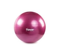 tiguar Safety Plus Balle de gymnastique 65 cm Lila Grande balle de fitness avec système anti-écrasement, sans latex, , antidérapante, idéale pour l'entraînement