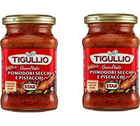 Tigullio: Gran Pesto Pomodori Secchi e Pistacchi Lot de 2 paquets de tomates séchées et de pistache 190 ml
