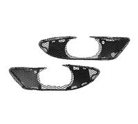 Tihebeyan 2038851753 Grille de Phare Antibrouillard Droite Gauche pour Classe C W203 C230 C240 C32 AMG, 2 Pièces de Protection de Pare-Chocs Avant avec Revêtement Noir
