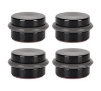 Tihebeyan Arrêt de Porte, Bouchons de Porte pour la Porte de la Porte au Sommet de la Porte en Caoutchouc Stop 4pcs Stopper de Porte Cylindrique Empêcher L'impact de la Porte du Sol