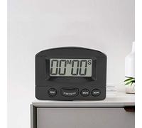 Tihebeyan Compte à Rebours Numérique, Grand écran LCD, Utilisation en Cuisine pour Régler et Lire Facilement L'heure, Matière Plastique Blanche (Minuterie XL-331 Noir)