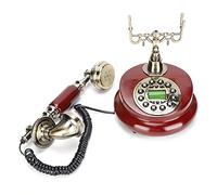 Tihebeyan Correction du Numéro de Téléphone Vintage Rétro avec Un Appel: la Maison et Le Matériau du Bureau de Résine Métallique +