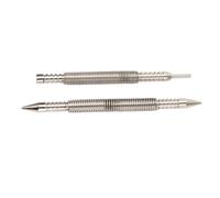 Tihebeyan Ensemble de Clous, Ensembles de Clous à Double Tête et Ensemble de Poinçons à Goupille de Charnière, Ensemble de Clous à Ressort en Acier à Roulement pour Bois, Métal et