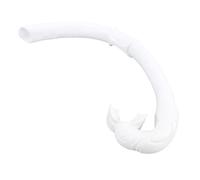Tihebeyan Forte de Plongée avec Plongée en Apnée à en en en à en Silicone à Tube Respiratoire en Silicone aux Voyages Ultra Compacts pour la en avec avec Tube de Respiration Humide Complète (White)