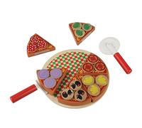 Tihebeyan Holzpizza -DIY Training Toy for Role Toys pour, en Bois, recommandé 3 Ans et Plus