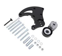 Tihebeyan Kit de Support à Montage élevé Compresseur AC, Alliage en Aluminium, Finition de Surface Avant, anodisé, Installation Facile, Compatible avec la Poulie de Manivelle du SUV de Camion,