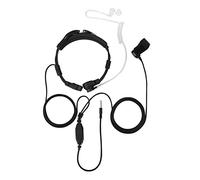 Tihebeyan Micro-Casque Universel pour Gorge, 3,5 Mm Ptt Air Tube Acoustique Écouteur Micro-Casque, Compatible avec Les Smartphones Pc Iphone, Samsung, Ipad Et Ps4