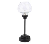 Tihebeyan Mini Chandelier, 1:12 Dollhouse Plafond Light 1/12 Scale Miniature LED Chandelier avec Off Switch pour Dollhouse Kitchen Living Room Bar (Black)