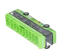Tihebeyan Modèle d'autobus en Alliage Cabrio Exquisit Jouet de Simulation en Métal élevé pour Les Enfants, Le Plaisir et L'éducation des Enfants, 15x5x3 Cm, âge approprié 3 ++ (Green)