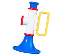 Tihebeyan Plastic Horn Toy Toy éducatif Trumpet Musical Instrument pour Les Enfants d'anniversaire du Jeu Multifonctionnel (White)