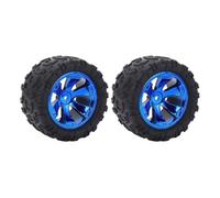 Tihebeyan Pneus de Roue RC 2PCS, Pneus de en Caoutchouc Politiques en Plastique Abrasion de Roue Abrasion Résistément remplacé du Gauche pour 1:12 RC Car Wltoys 144018 3000 avec Solution de Conduite