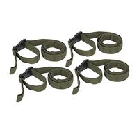 Tihebeyan Sangage à Bagages Sangage à Bagages Sangle Fixe STRAP 4PCS PORTABLE AGRABLABLE ALIMENTABLE AVEC DOUBLE BOUCLE SÉCURIT