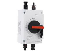 Tihebeyan Séparateur Solaire PV 32A 4P IP66 Isolation DC -SOLADOR Interroubor pour Les Systèmes Phonovoltaïques Solaires