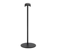 Tihebeyan Stand de Casque - Alliage en Aluminium, élégant et Durable, Anti-Drop et Espace, compatibilité Universelle, avec Haut Doux et Conception Courbe pour la Configuration (Black)
