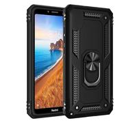 TiHen Compatible avec Coque Oppo Reno 4F avec Aimant Anneau Support, 360°Double Couche Renforcée Défense Bumper Antichoc Armure Housse Etui avec Protection écran-Noir