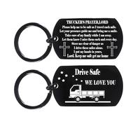 Tihnvk Cadeau de chauffeur de camion pour papa, cadeau de fête des pères, cadeau de Saint-Valentin pour petit ami, mari, camionneur, porte-clés pour papa